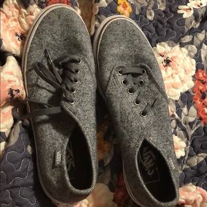 Grey Vans Low Top Shoes
